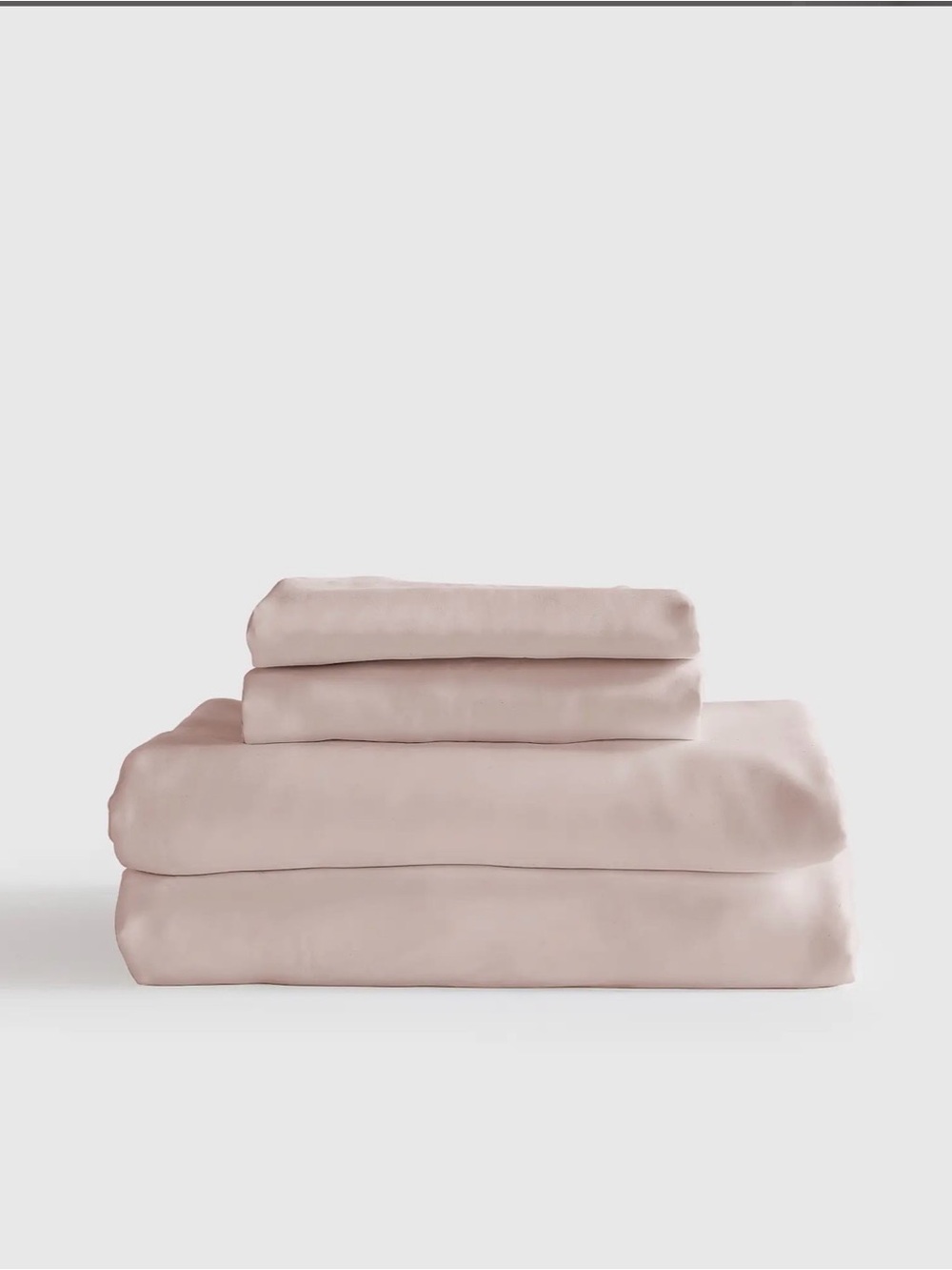Quince Bamboo Sheet Set - Twin XL - Soft Blush